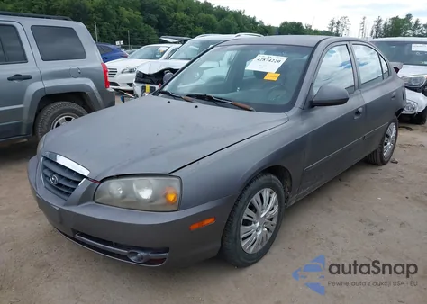 2005 Hyundai Elantra Gls/Gt from USA, damaged, VIN KMHDN46D25U983179